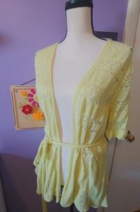 Anthropologie | Lace sweater